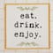 DII® Eat, Drink & Enjoy Kitchen Towels, Potholder & Mitt Set